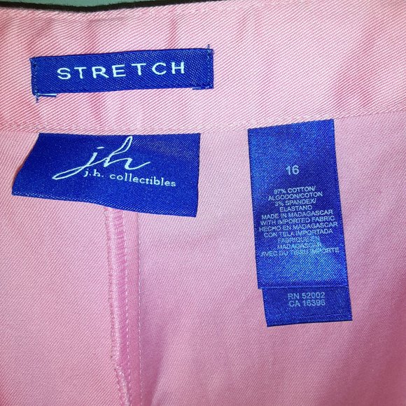 JH Collectibles stretch capri cropped pants sz 16 - Picture 7 of 8